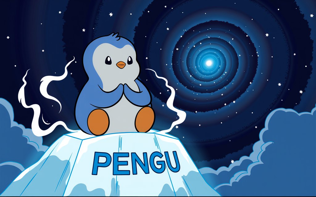 Игрушки Pudgy Penguins на полке Walmart