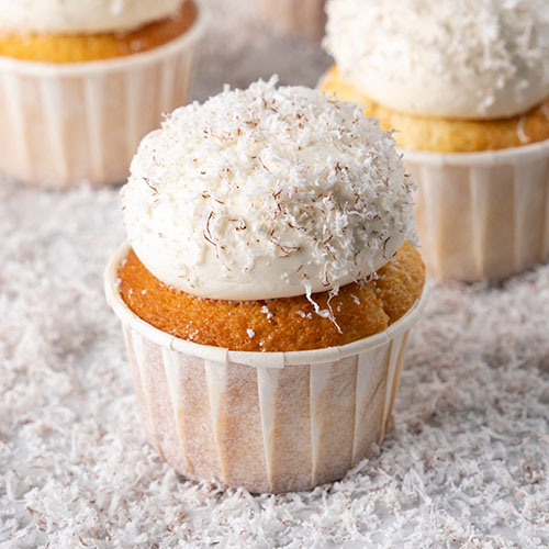 coconut cupcake