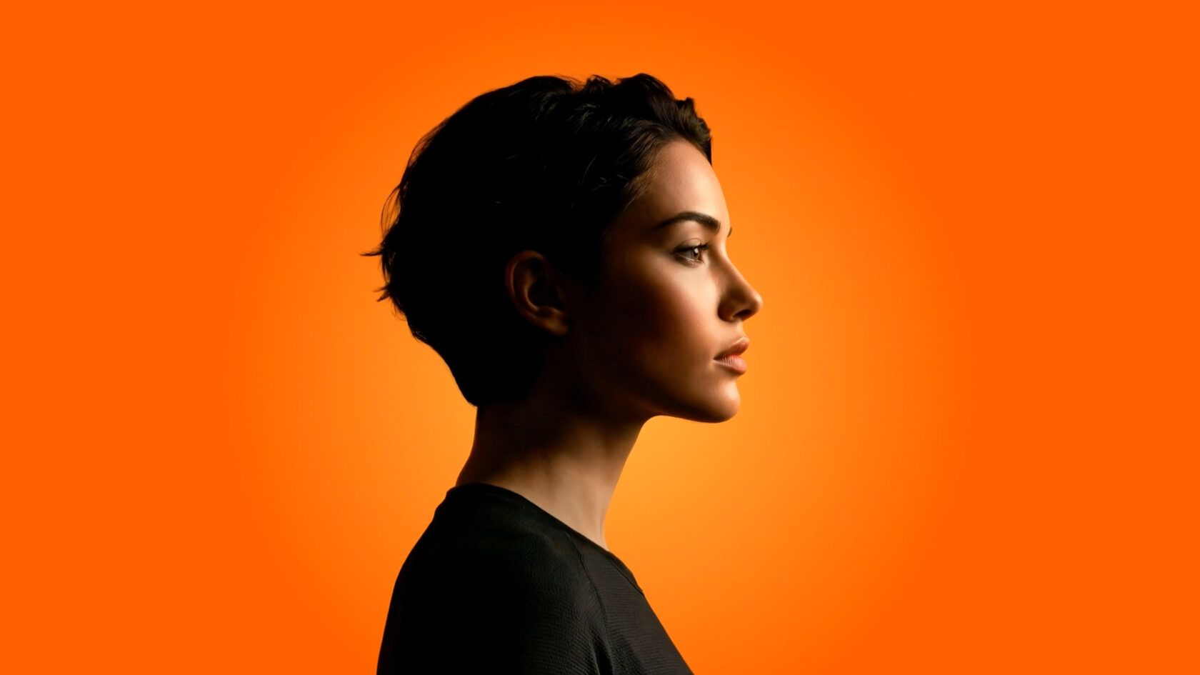 Девушка лицо