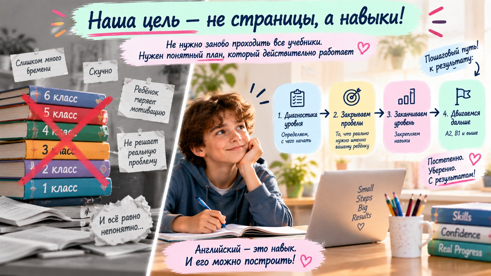 Не нужно заново проходить все учебники — важны навыки и план