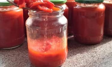 Приготовление лечо из болгарского перца с помидорами на зиму: шаг 8