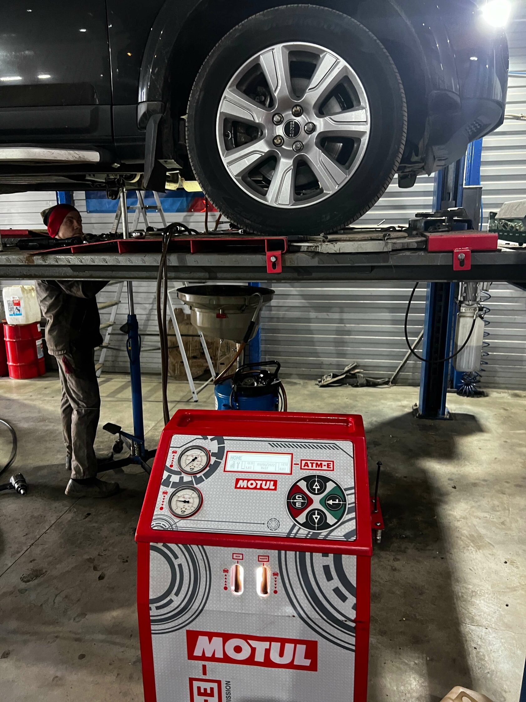 Проверка давления масла в АКПП