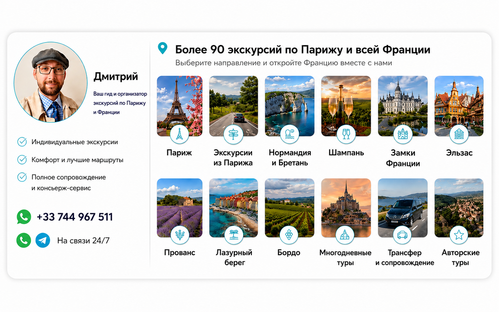 Гид в Париже -  Дмитрий