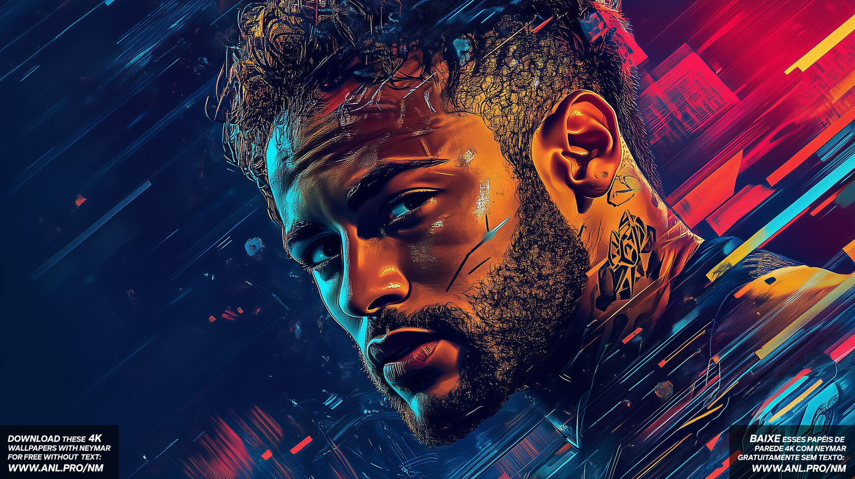 Neymar Jr. papéis de parede para pc 4k 2k 1080p