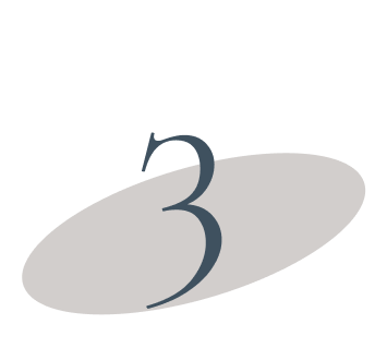 Иконка цифры 3 в овале