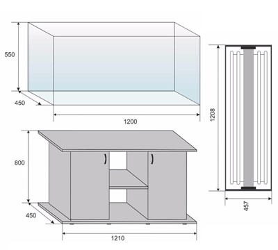 Размеры Аквариумов Фото