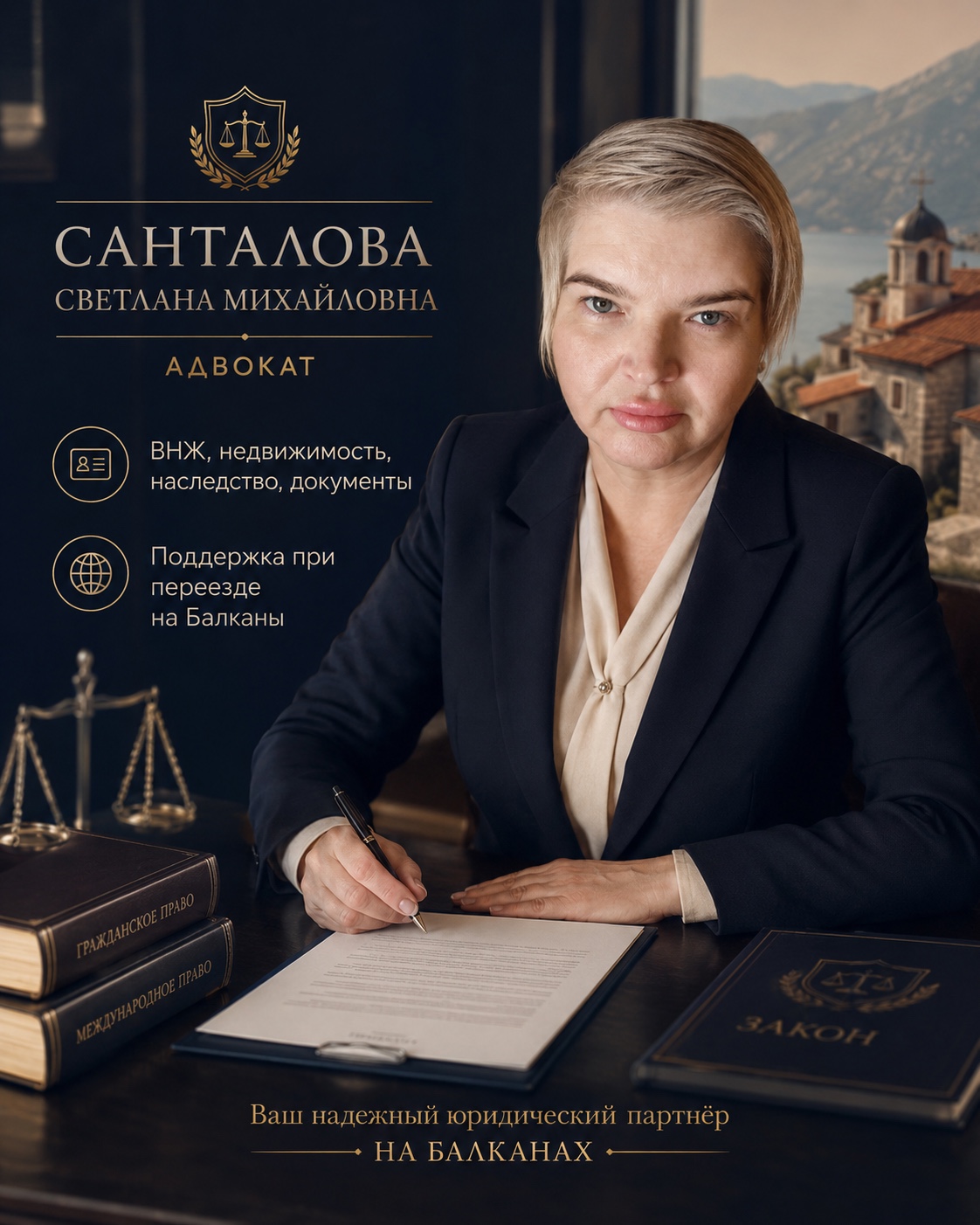 Адвокат Санталова Светлана Михайловна