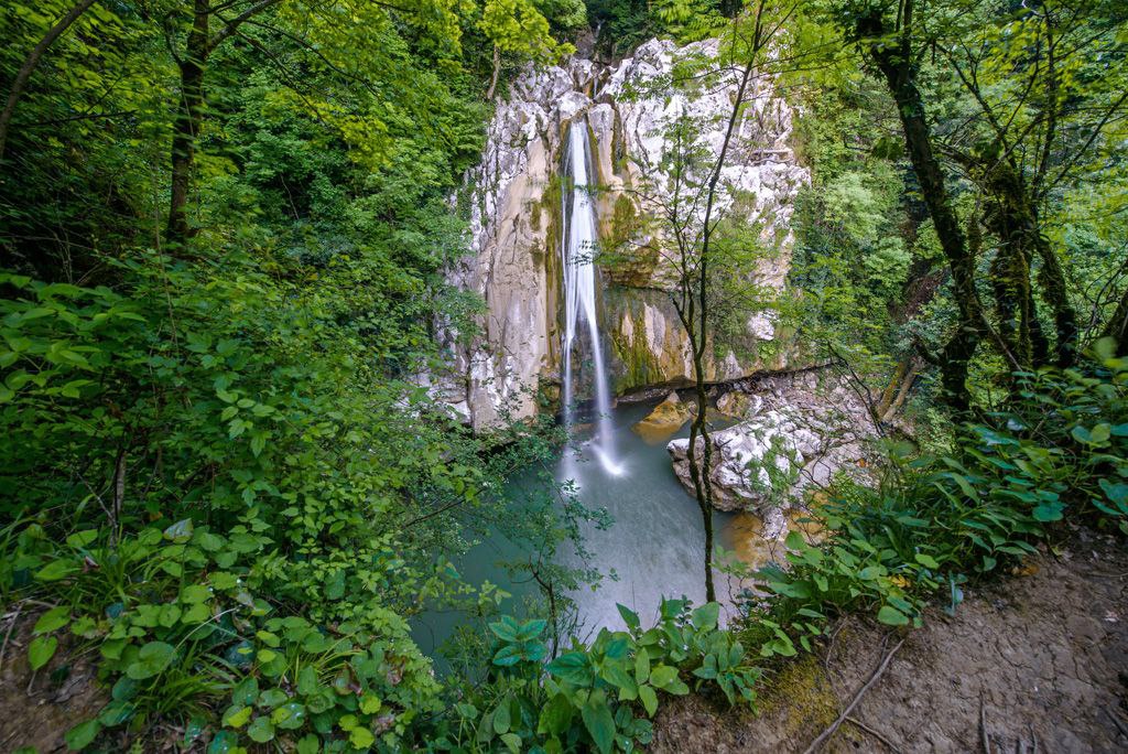 Агурские водопады Краснодарский край