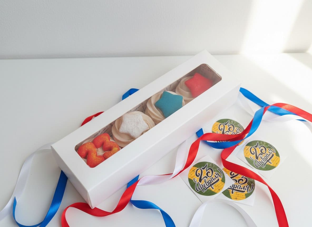 Набор защитника, завитки из зефира с печеньем 2