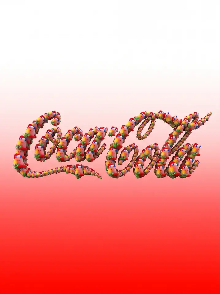 Coca-Cola из праздничных персонажей