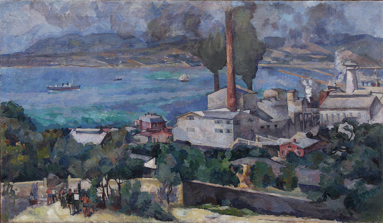 Новороссийский цементный завод. 1929