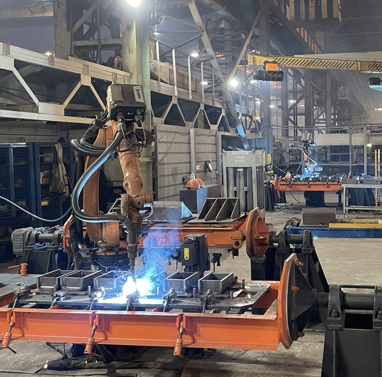 Роботизированный сварочный комплекс — интеграция Прайд-Автоматикс