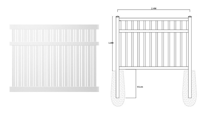 Wholesale PVC Fencing Brisbane Australia