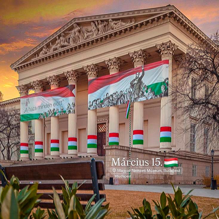 The 1848 Revolution Day in Hungary