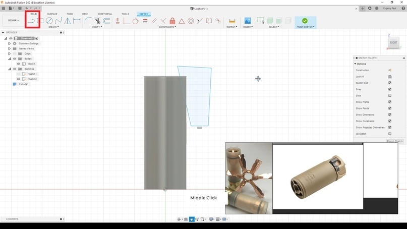 Fusion 360 как вставить картинку