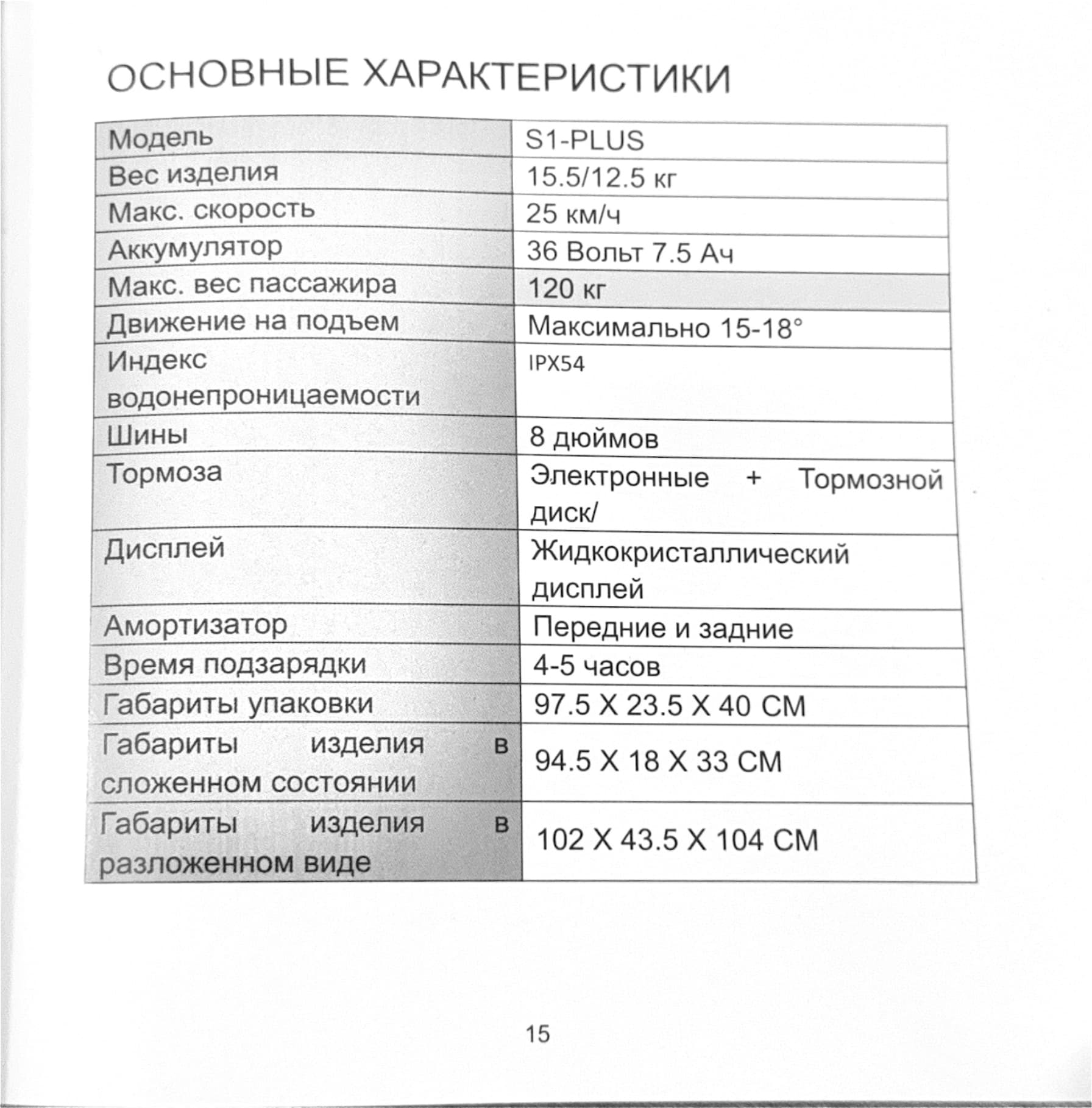 Инструкция к электросамокату Kugoo S1 Plus