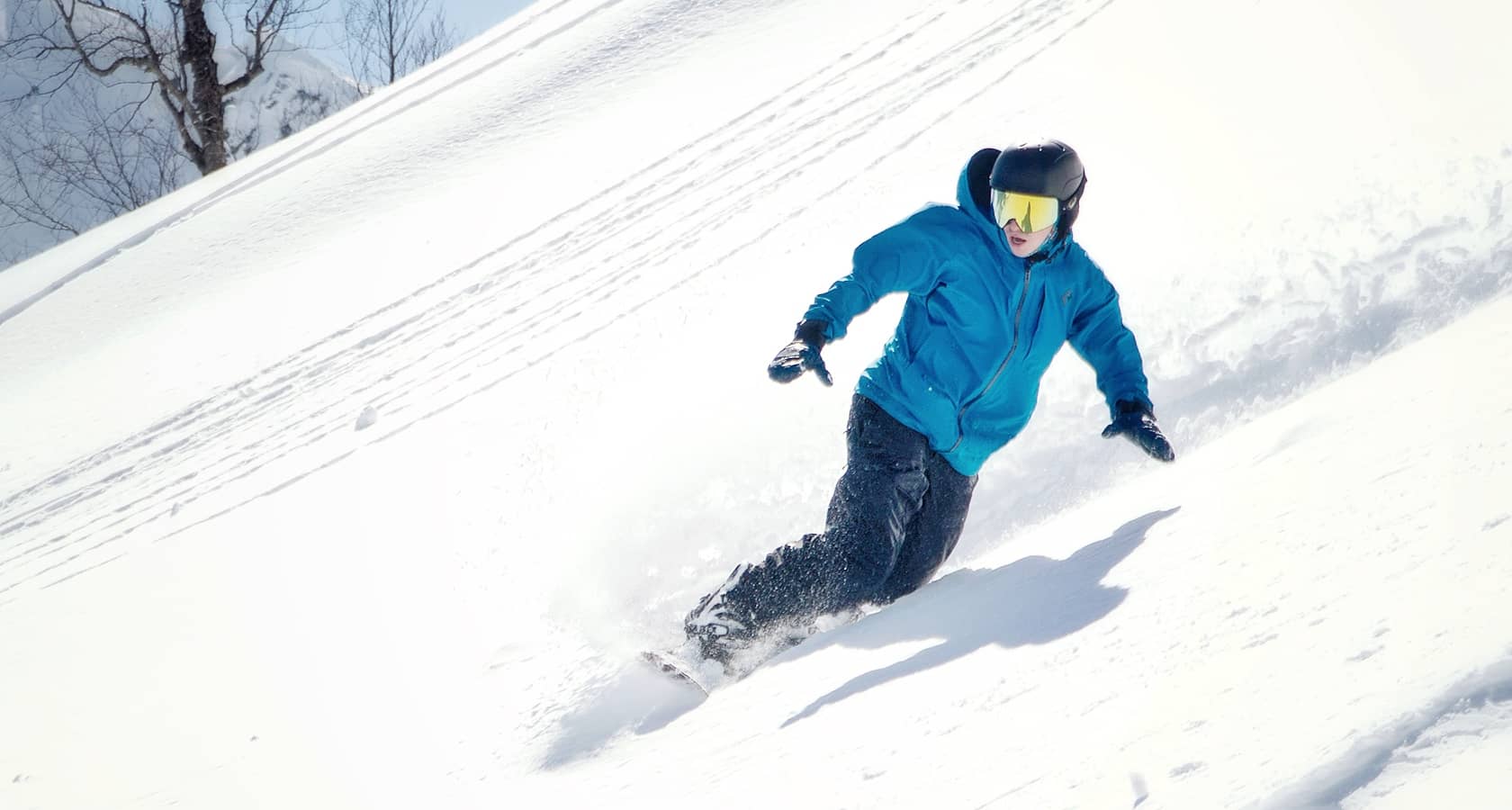 Спуск на сноуборде описание фотографии