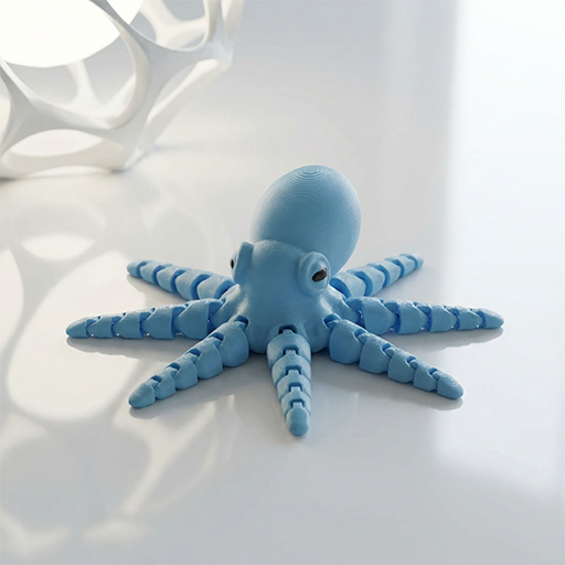 Pokretna suvenirska figurica hobotnice iz Crne Gore