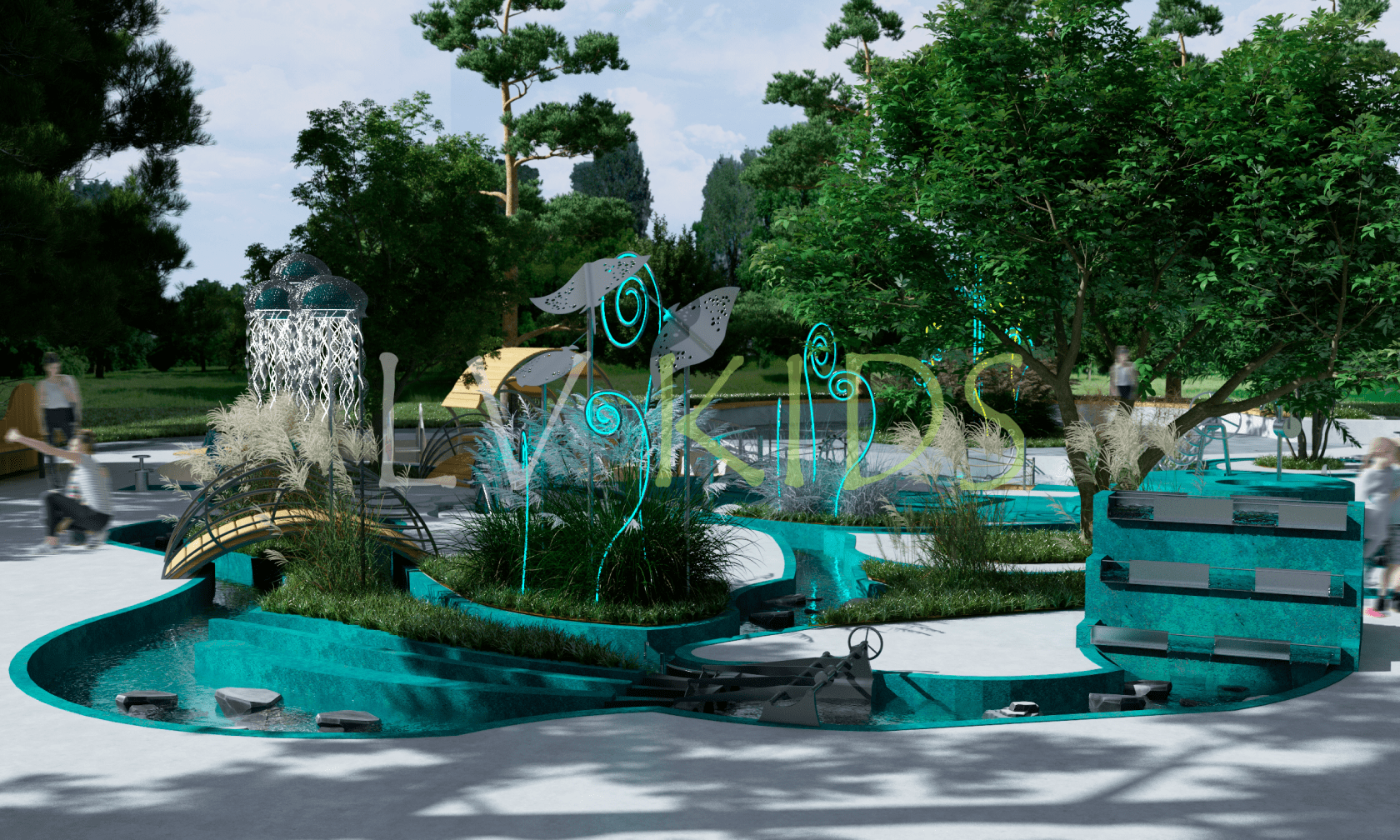 дизайнерская детская площадка