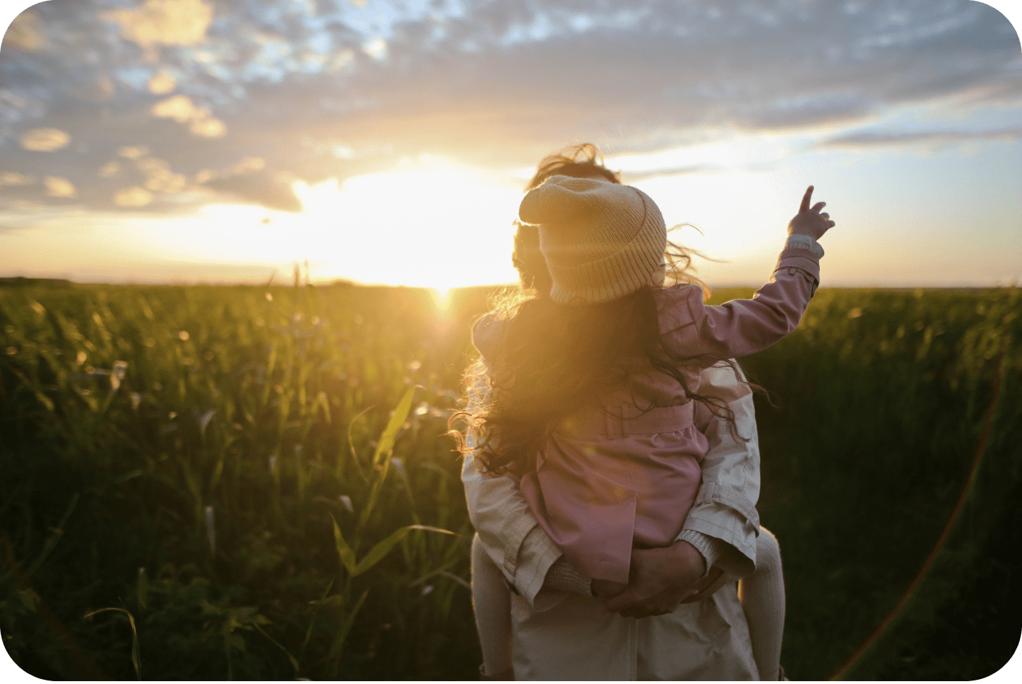 поле, закат, посев муки, обьятия, тепло и уют, любовь