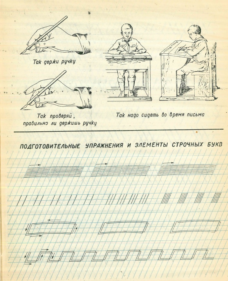 Прописи для 1 класса советского образца