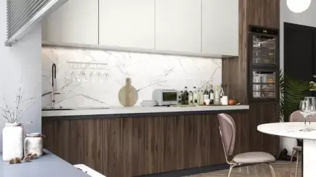 Кухни из шпона фото 1