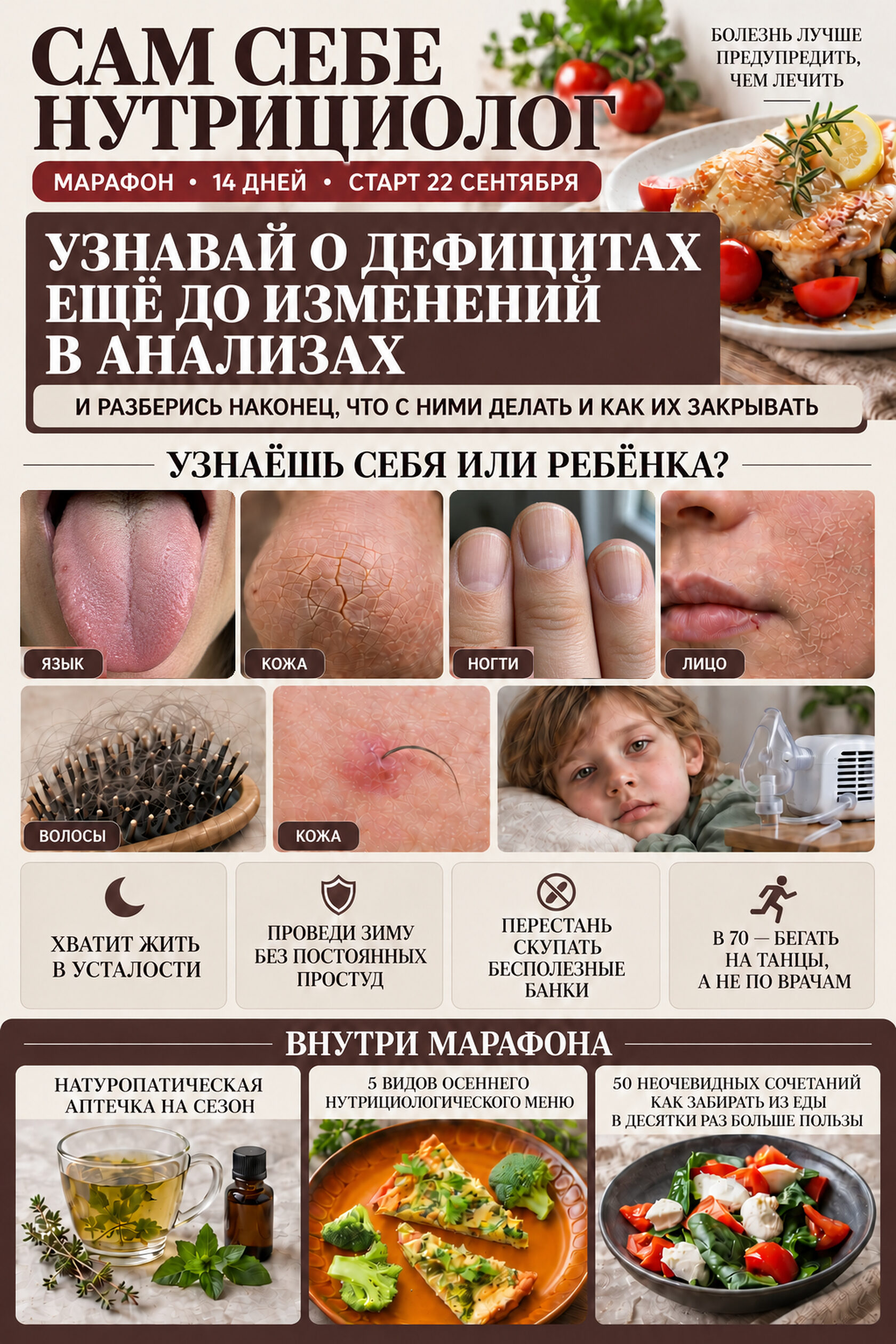 Марафон «Сам себе нутрициолог» — старт 22 сентября
