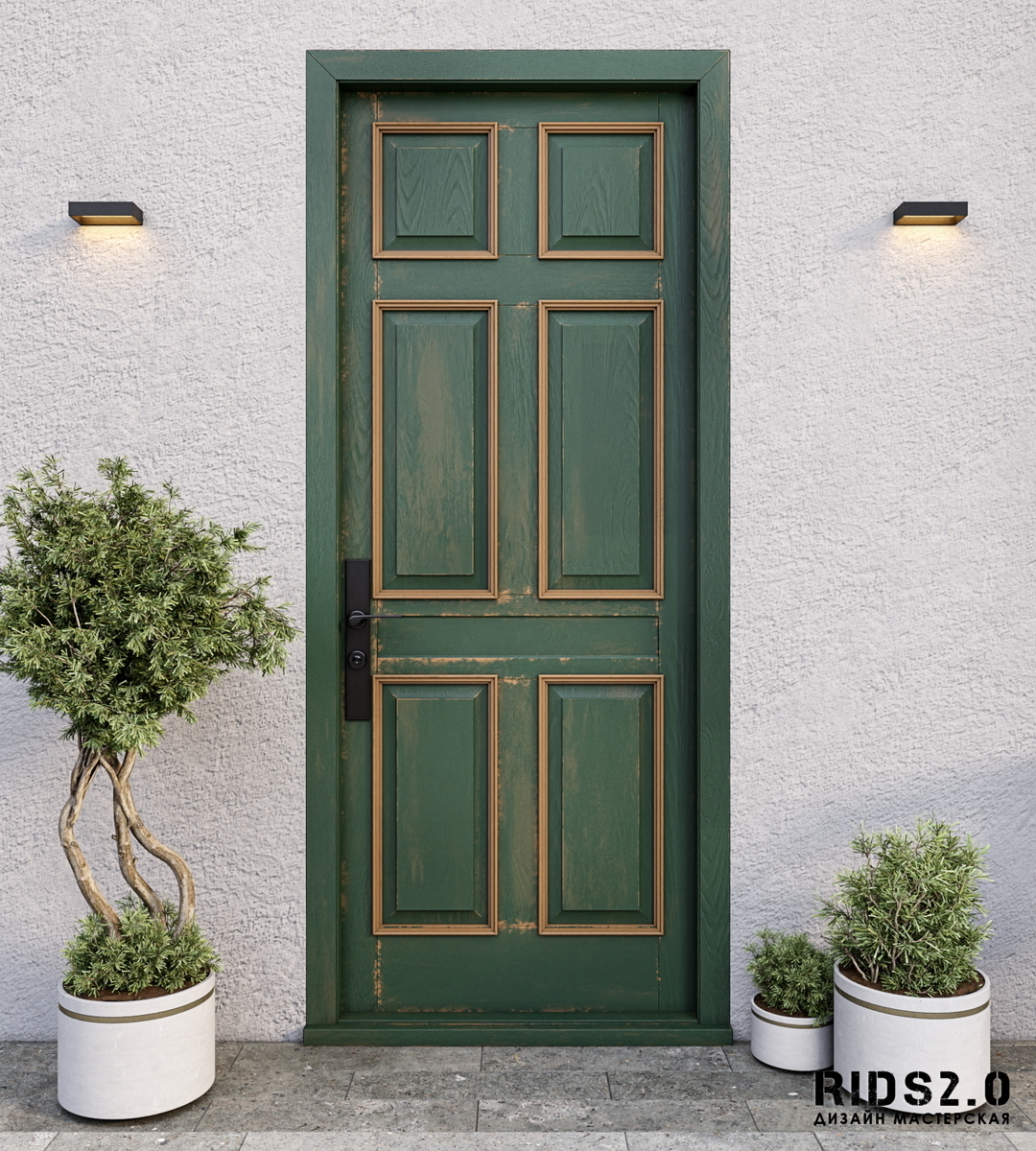 Входная дверь в частный дом