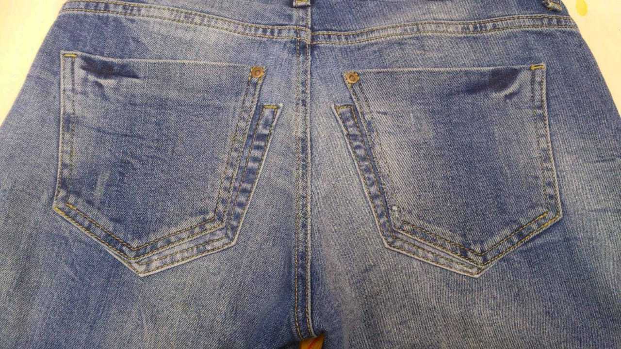 Джинсы после