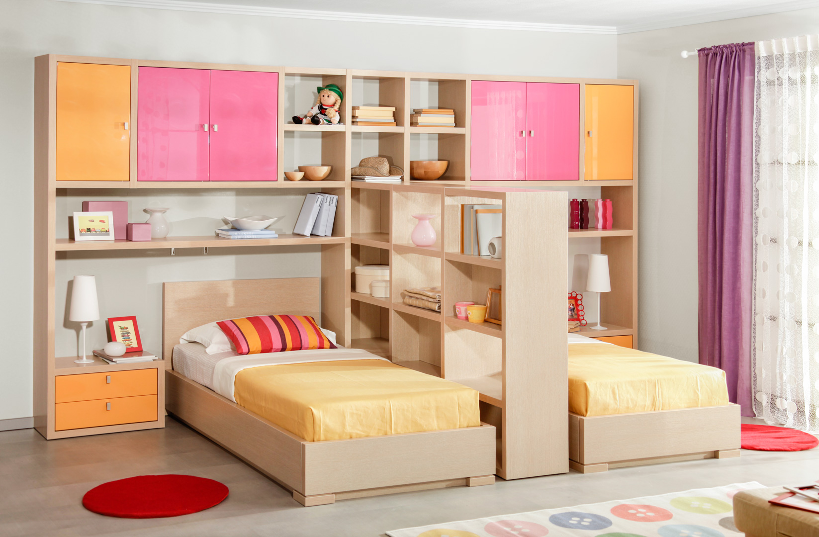Детские спальни мебель для двоих детей