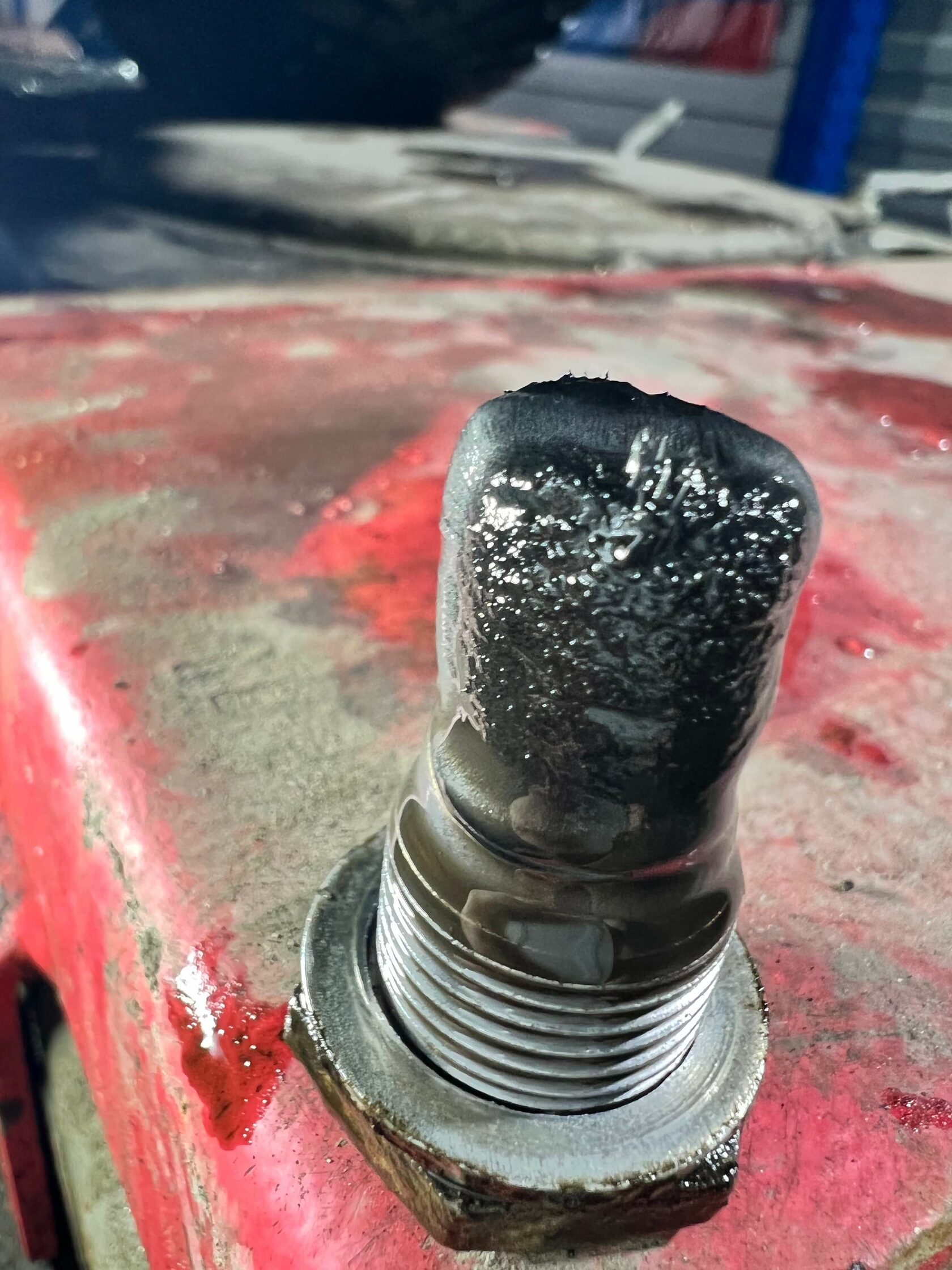 Состояние магнита сливной пробки АКПП