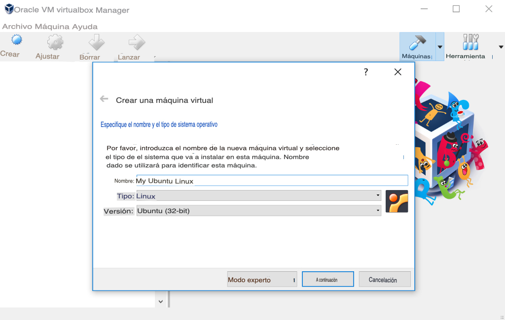 C mo instalar linux utilizando virtualbox