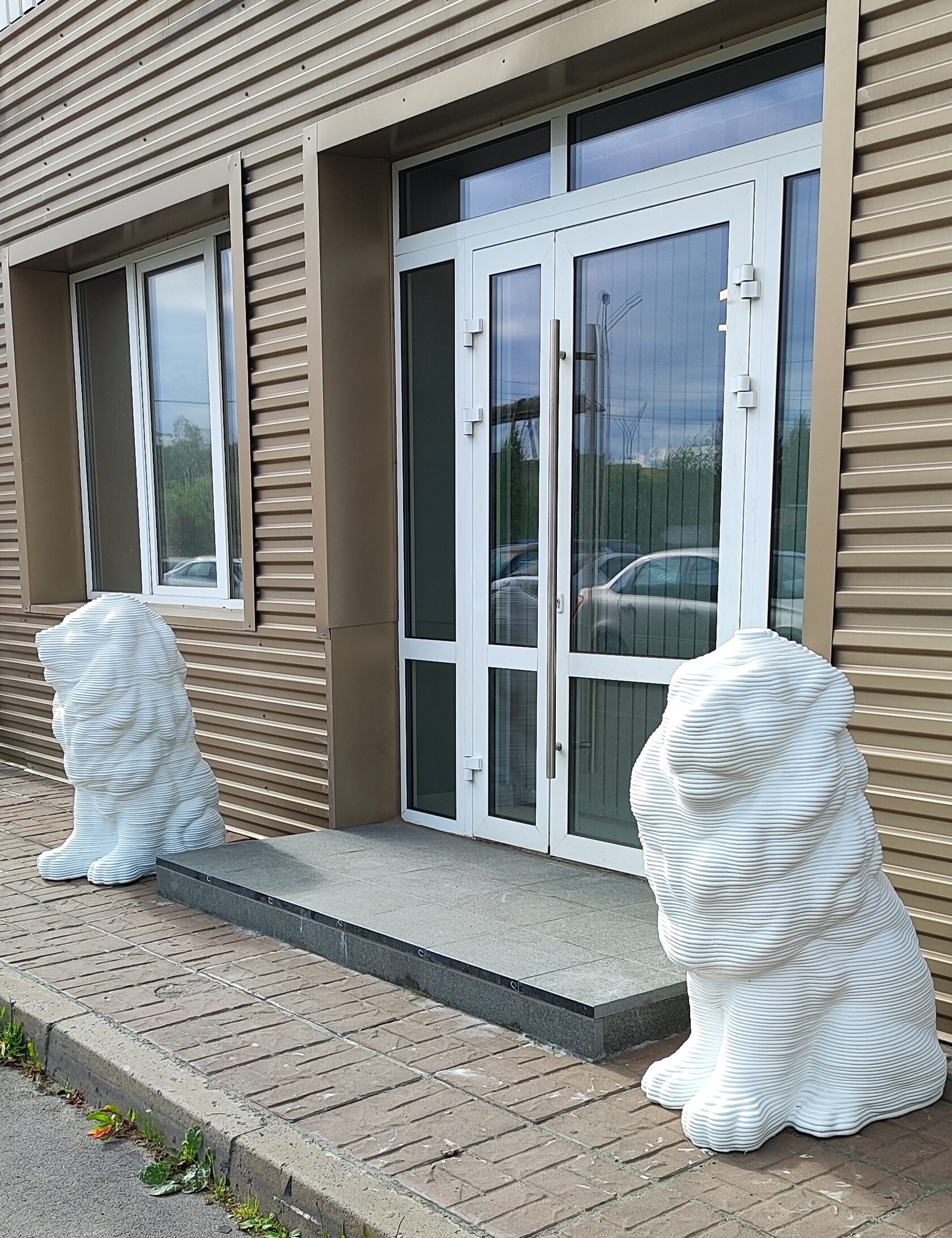 скульптура льва, бетонный лев, изделие на 3д принтере, 3д принтер по бетону, лерто принтер, 3д печать бетоном