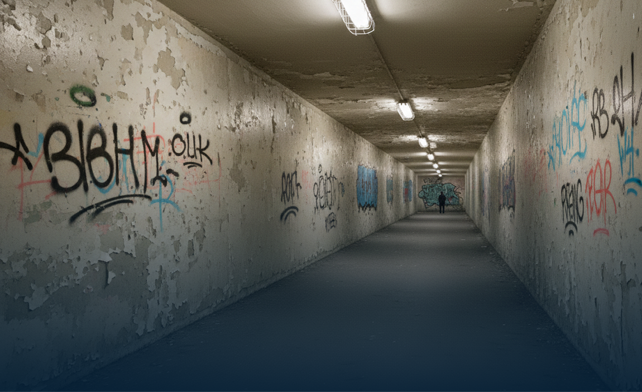 Граффити в переходе