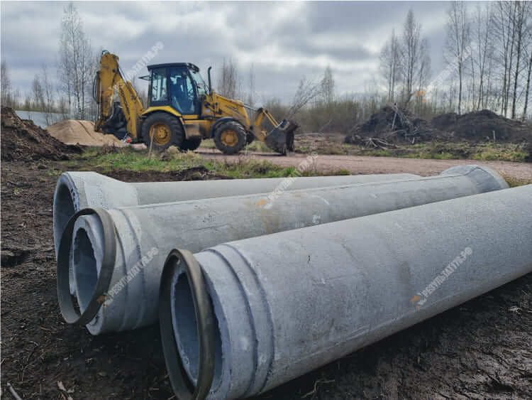 Участок после проведения работ по устройству заеда по санкт петербургу и области от нашей компании заезда через канаву