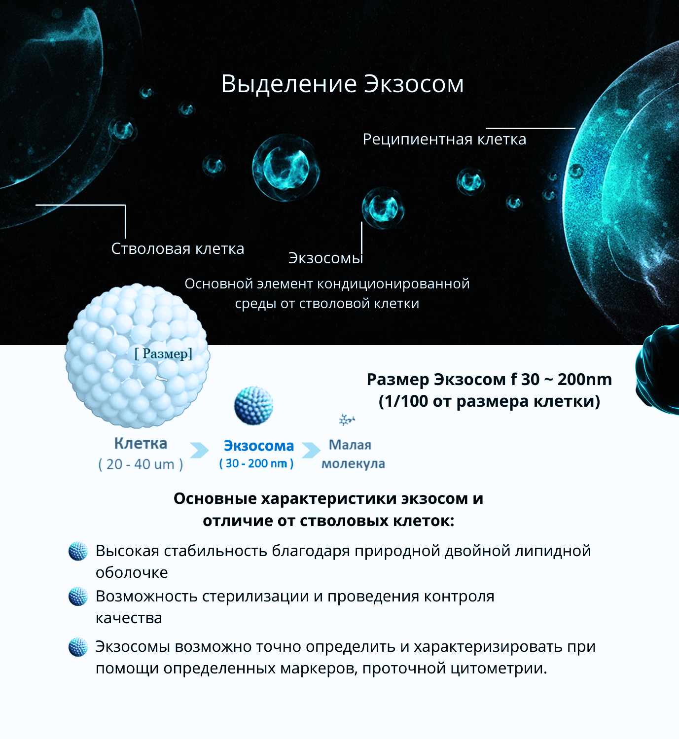 Revolution Bio - препараты для косметологов на основе экзосом