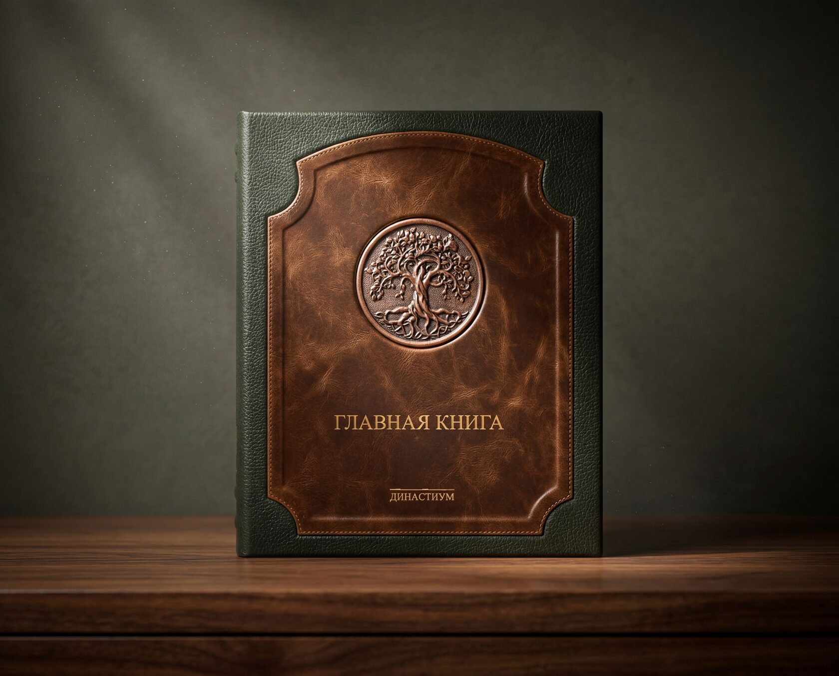 Главная книга Династиум в кожаном переплёте