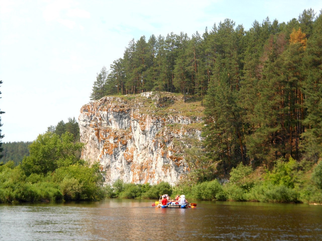 Сплав по реке реж от Першино