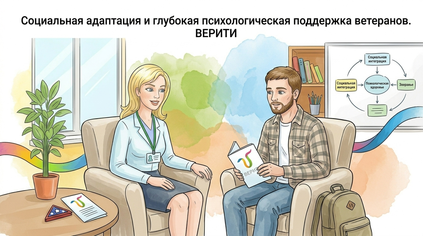 Психологическая консультация и поддержка ветерана ВЕРИТИ
