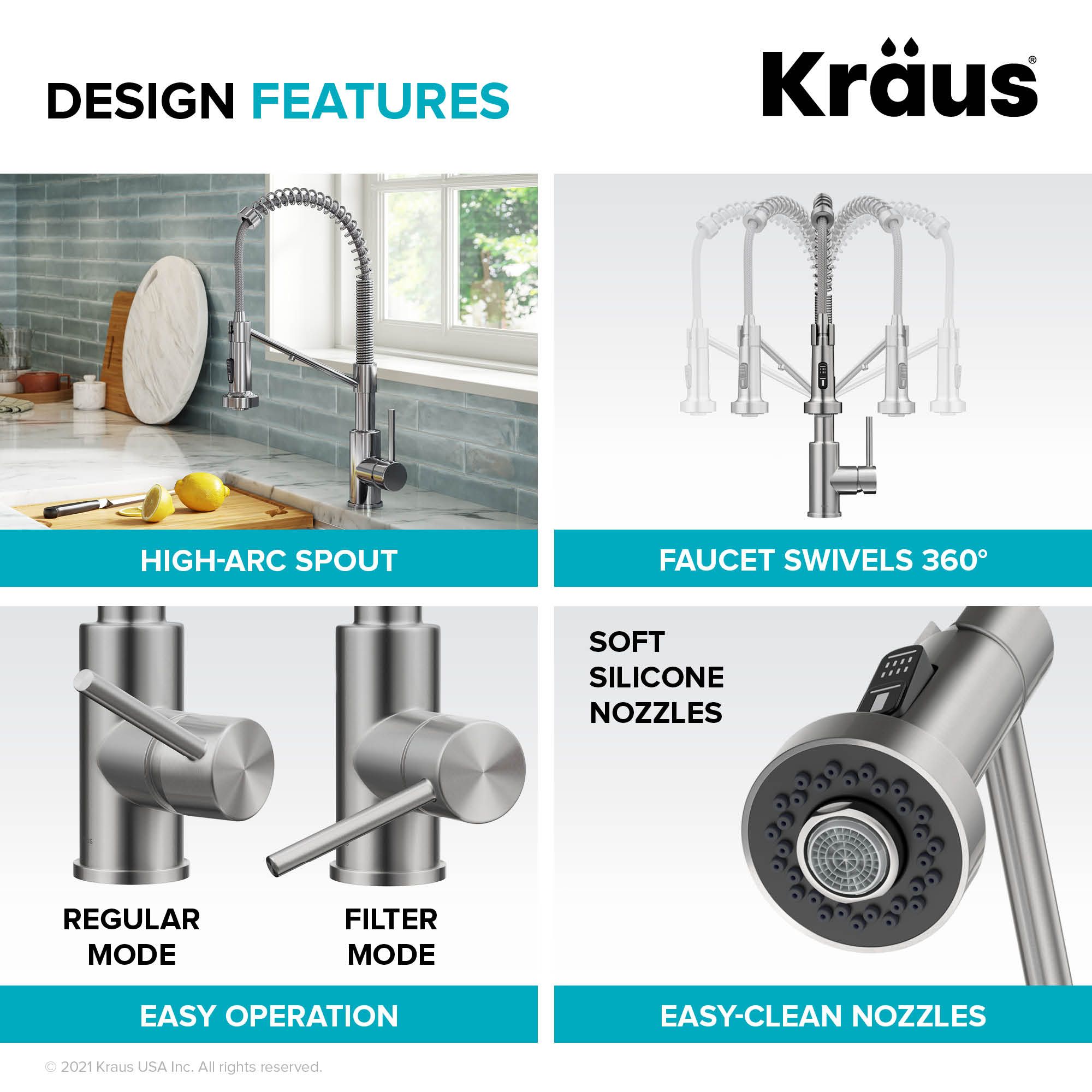 Кухонний змішувач Kraus KFF-1610CH - изображение 15