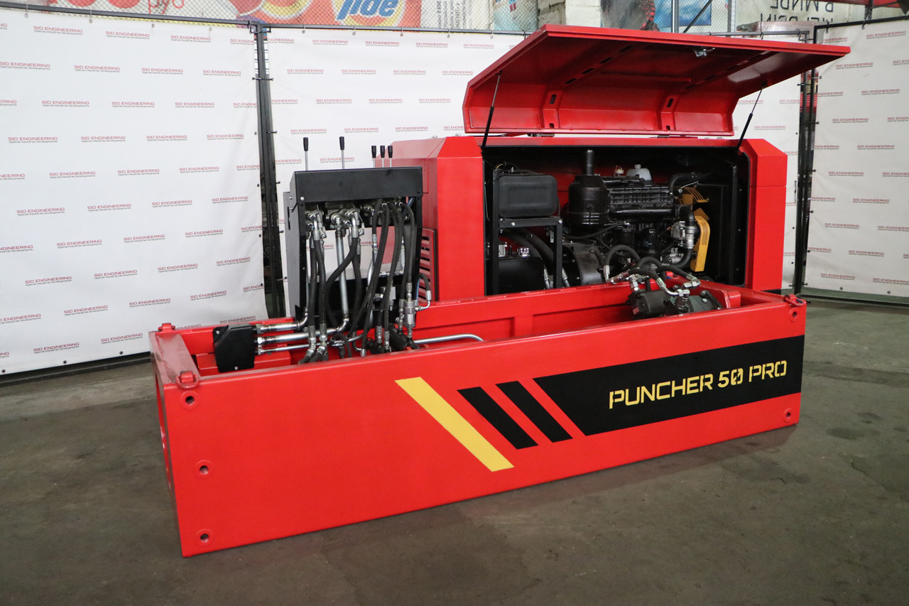 Puncher 50PRO - Установка прокола грунта с трубоотворотом