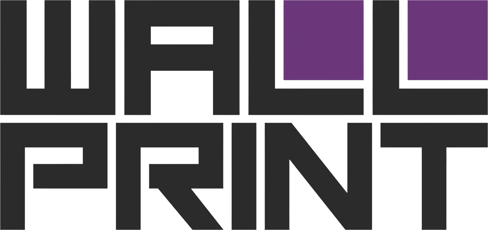 Логотип WallPrint — УФ-печать на стенах