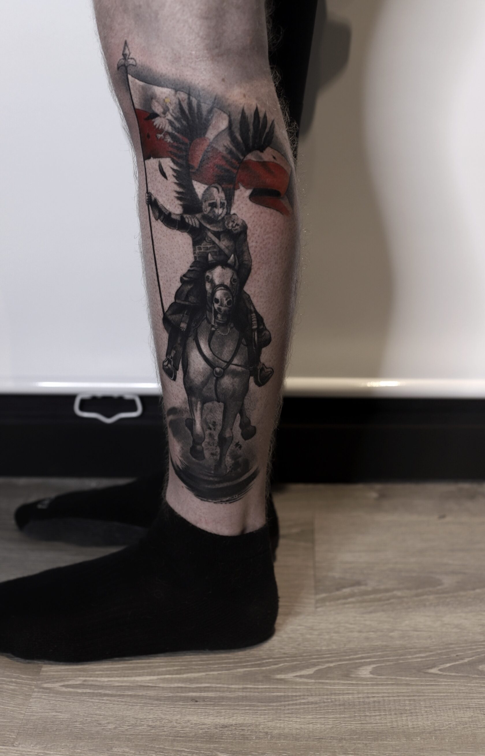Lost Gallery Tattoo - Polish Hussar on a motorbike :) Cool tattoo :) Thanks  for watching. | Facebook