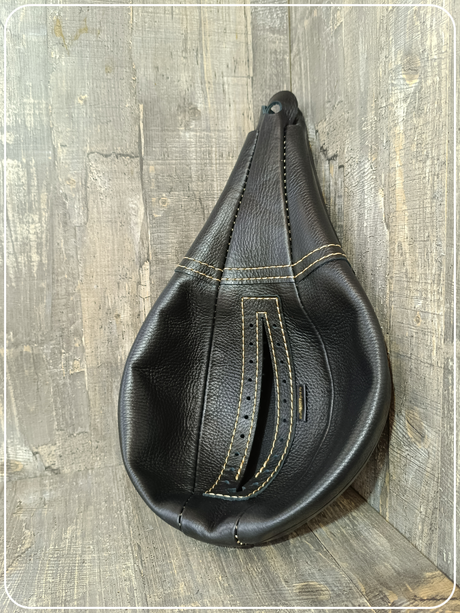 Чехол груши силомера кожаный чёрный