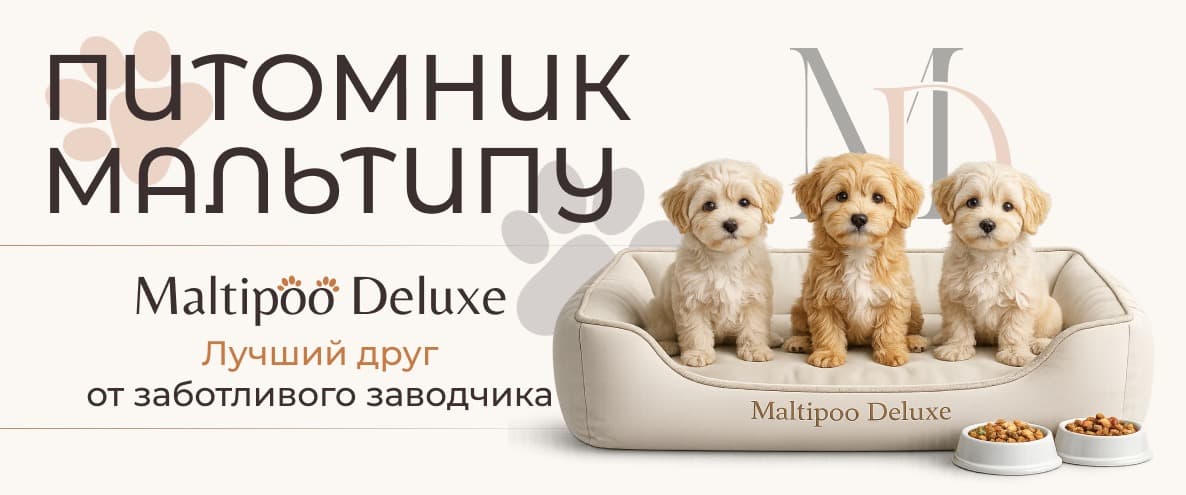 Щенки Мальтипу из питомника Maltipoo Deluxe. Лучший друг от заботливого заводчика.