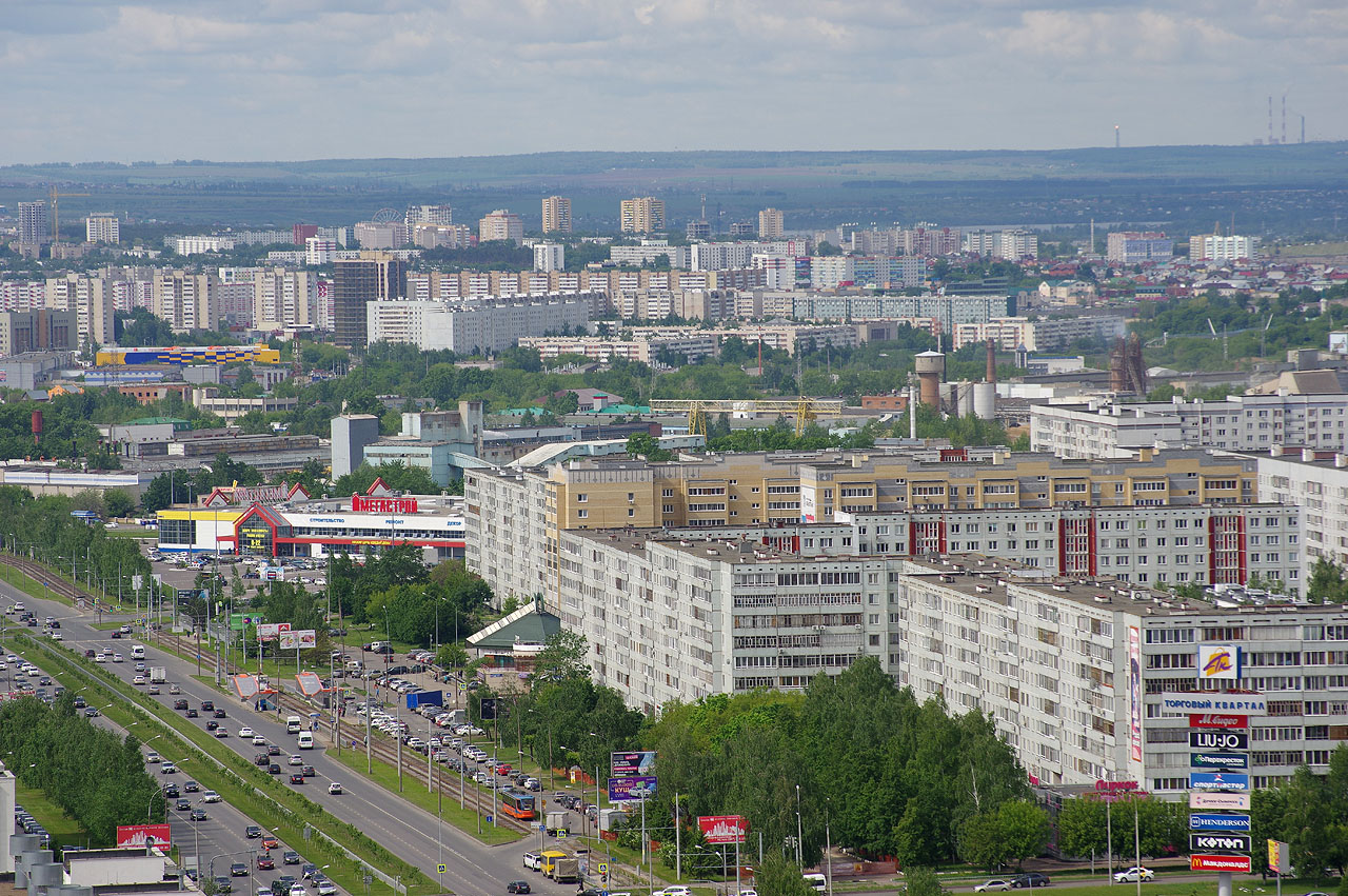 Наши Челны - все жилые дома, городские места притяжения и  достопримечательности