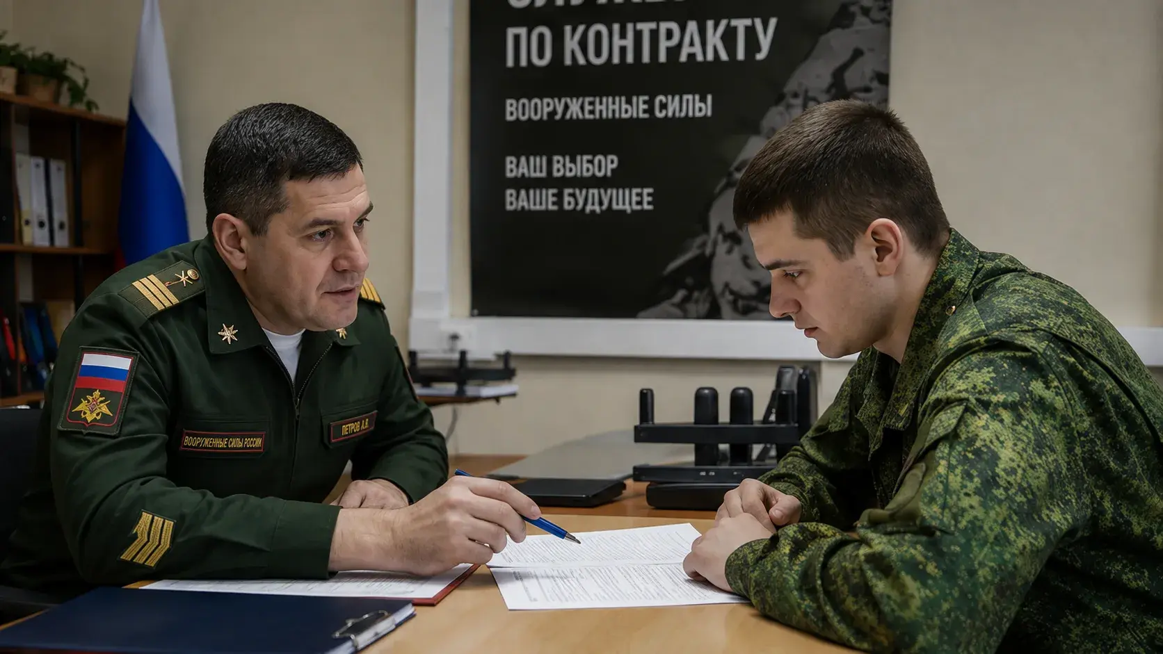 Консультация по службе по контракту в Казани