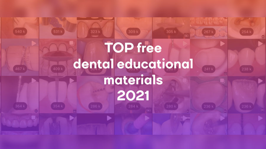 TOP free dental educational materials 2021