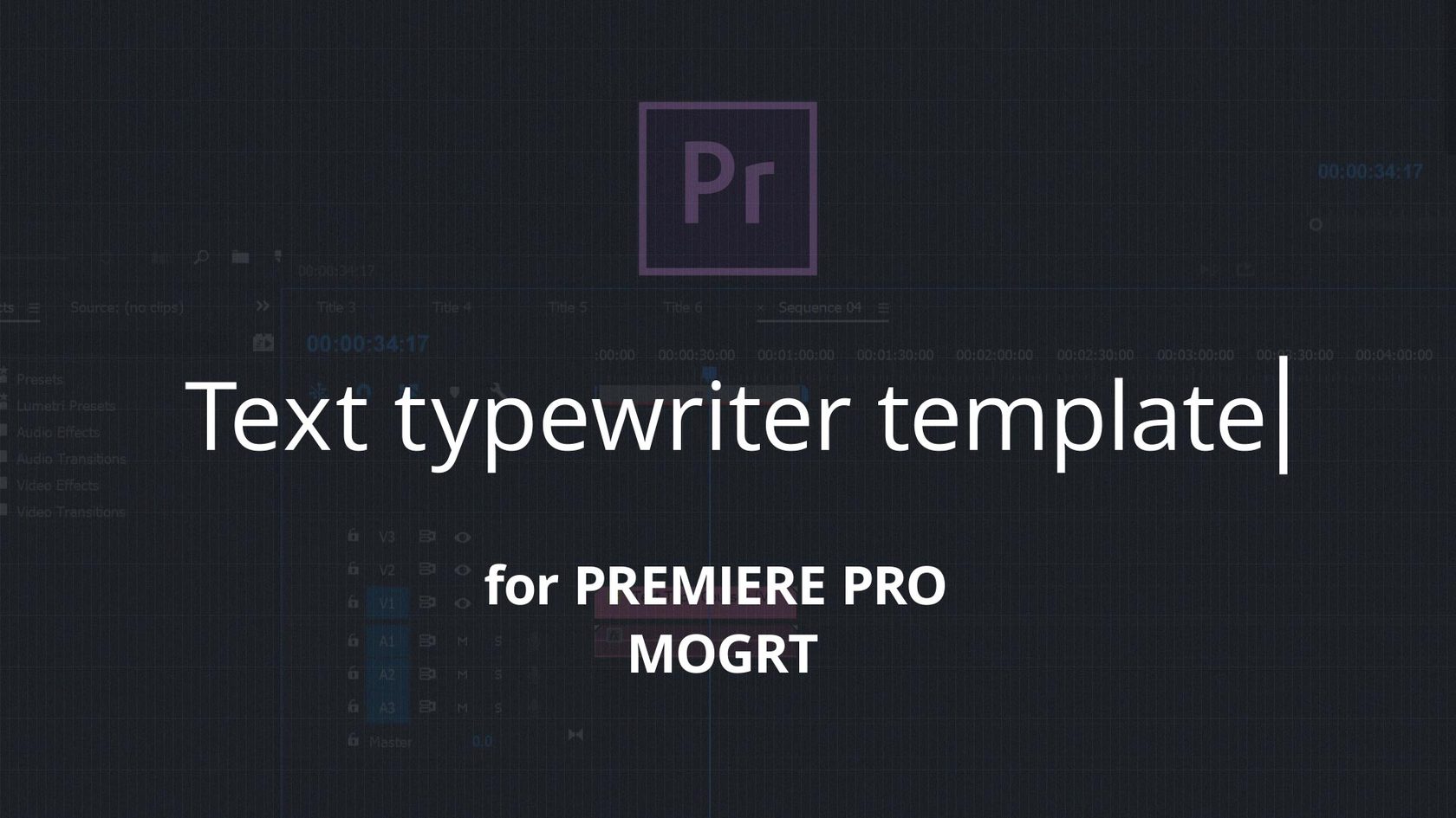 Text Typewriter for Premiere Pro