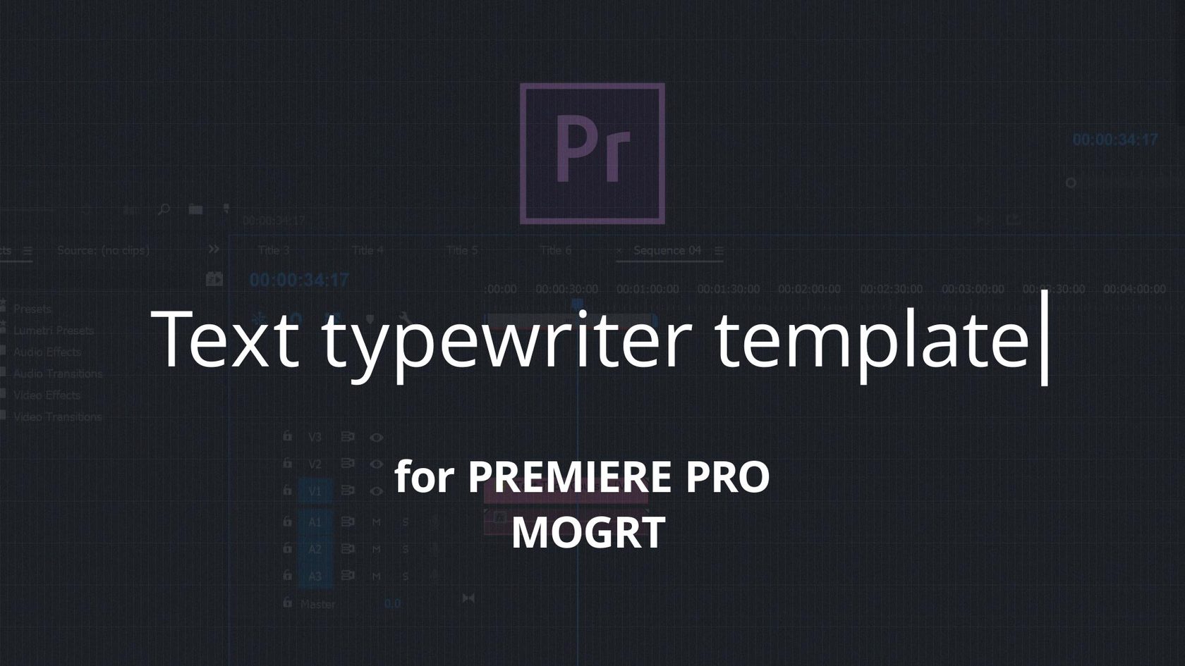 typewriter preset after effects download